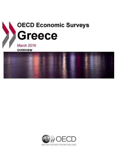 OECD 2016 Report: Reforms in Greece Start Bearing Fruit; Tackling Inequality Crucial to Recovery