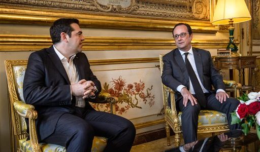 Tsipras with Hollande 512x300