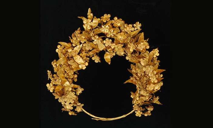 gold myrtle crown