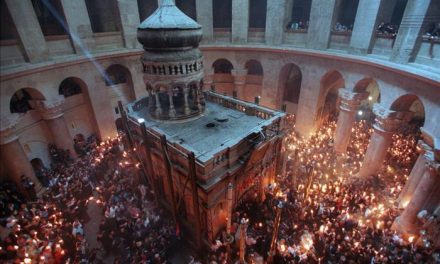 Greek Team Leads Restoration Work at Jesus’ Tomb in Jerusalem