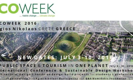 Ecoweek 2016: Public Space & Tourism in One Planet in Crete