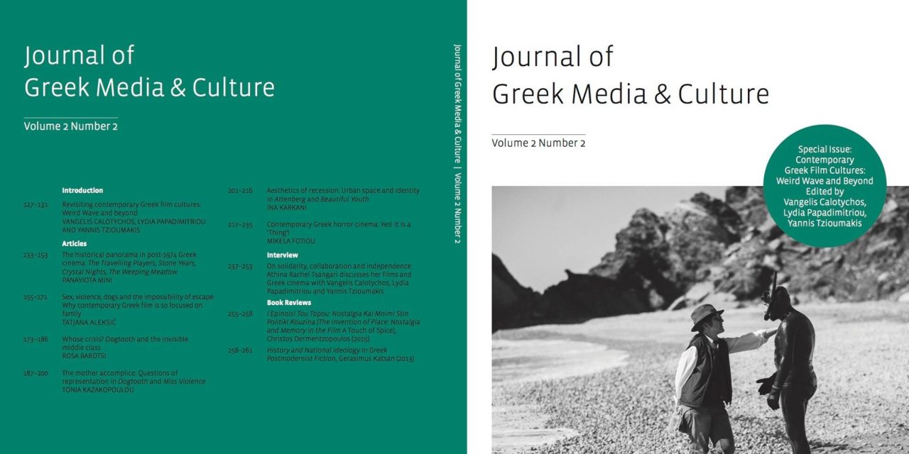 Journal of Greek Media and Culture: Revisiting Contemporary Greek film