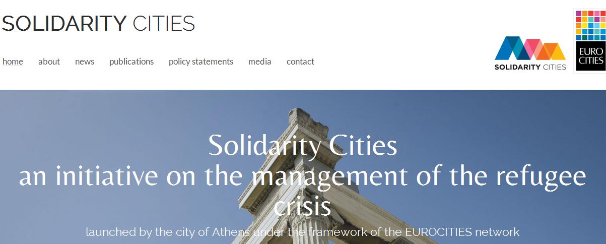 Solidarity Cities launched by the city of Athens