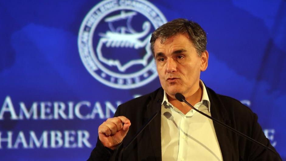 FinMin Euclid Tsakalotos proposes lower surplus targets to boost competitiveness & growth