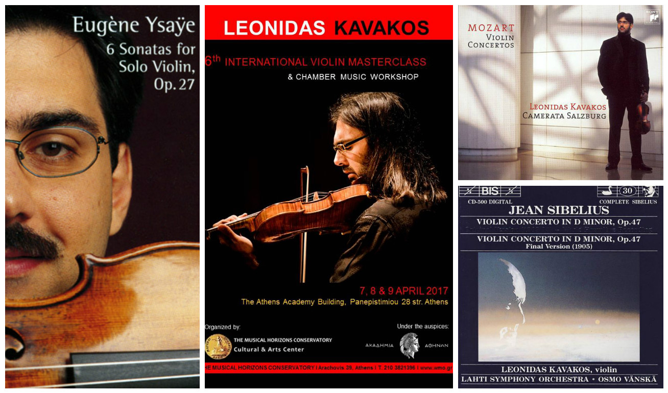 Kavakos albums and masterclass