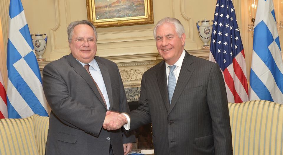 Foreign Minister Nikos Kotzias in Washington: “Greece’s special role is a role of responsibility”
