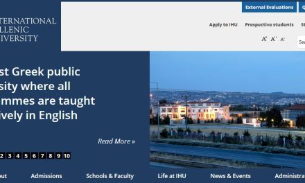 Study in Greece: International Hellenic University offers 20 Postgraduate Programmes in English