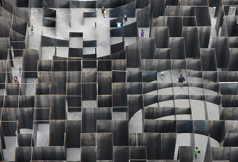 gijs van vaerenbergh experimental labyrinth c mine art centre designboom 07