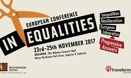 European Conference | Inequalities, Neoliberalism and European Integration: Progressive Answers