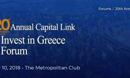 20th Annual Capital Link “Invest in Greece” Forum