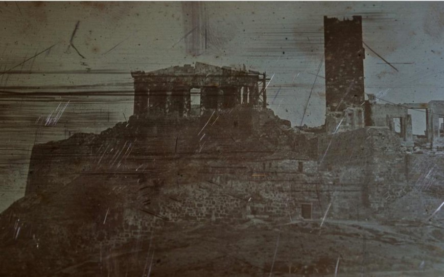 The first photograph of the Acropolis and its history