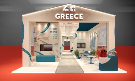 The thematic Pavilion of Greece in the 2nd CIIE Expo in Shanghai