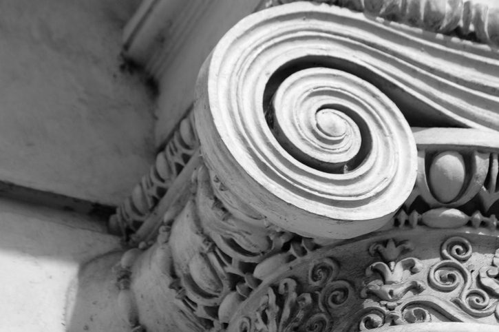 ionic column stock photo gETTY