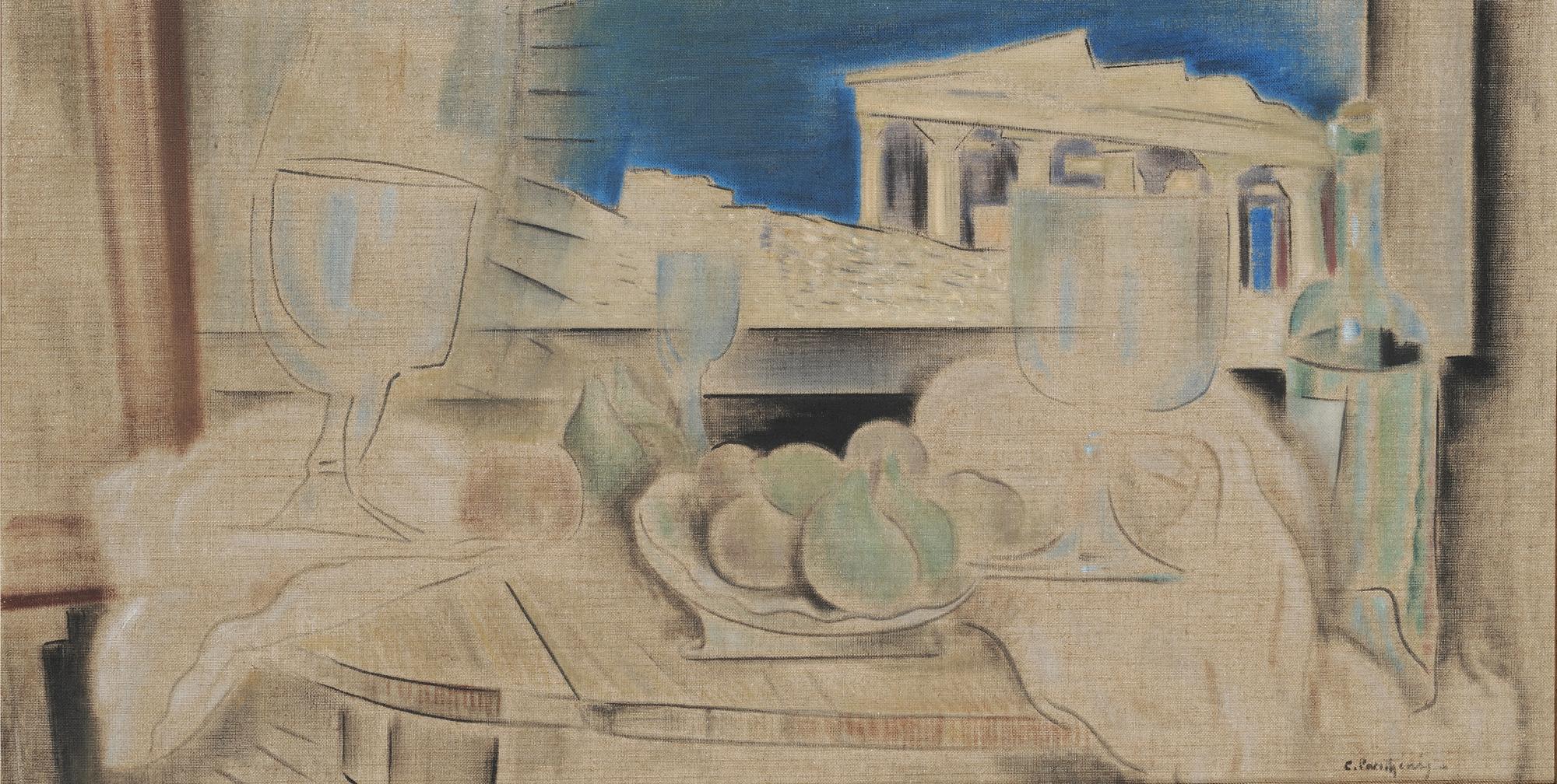 Still Life with Acropolis in the Background NG before 1931 oil on canvas