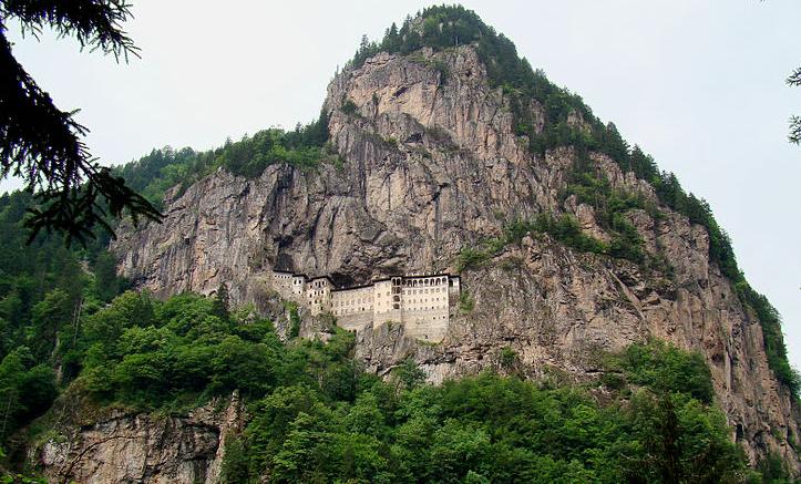 The historic Sumela Monastery in Trabzon