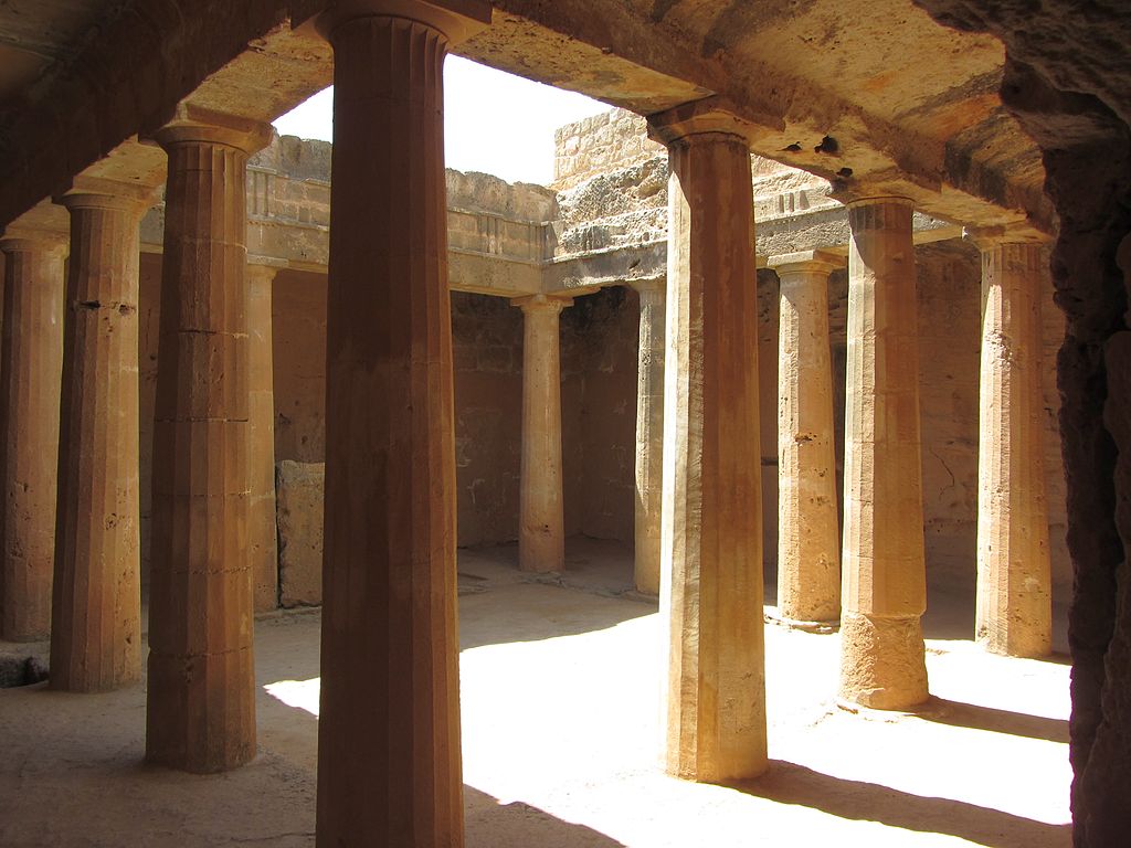 Tombs of the Kings Paphos Cyprus Tomb 3 4