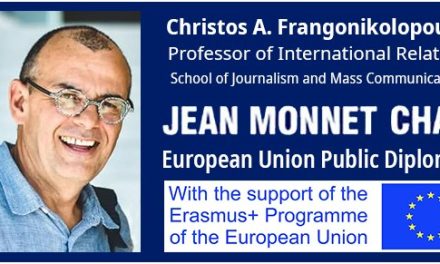 Quo Vadis Europa | International Relations Professor Christos Frangonikolopoulos on Jean Monnet Chair, Greece’s 40 years course in the EU and the Future of Europe