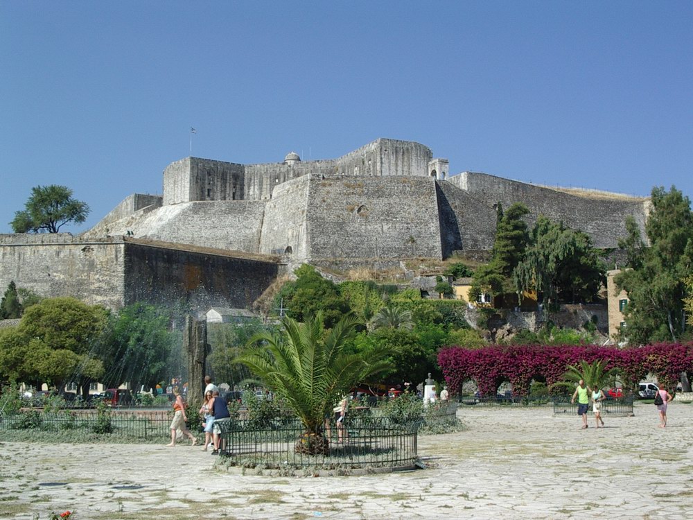 Corfou ville nouvelle citadelle