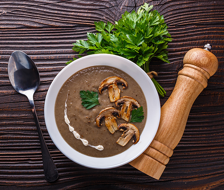 Veloute Shiitake Soup akros.gr