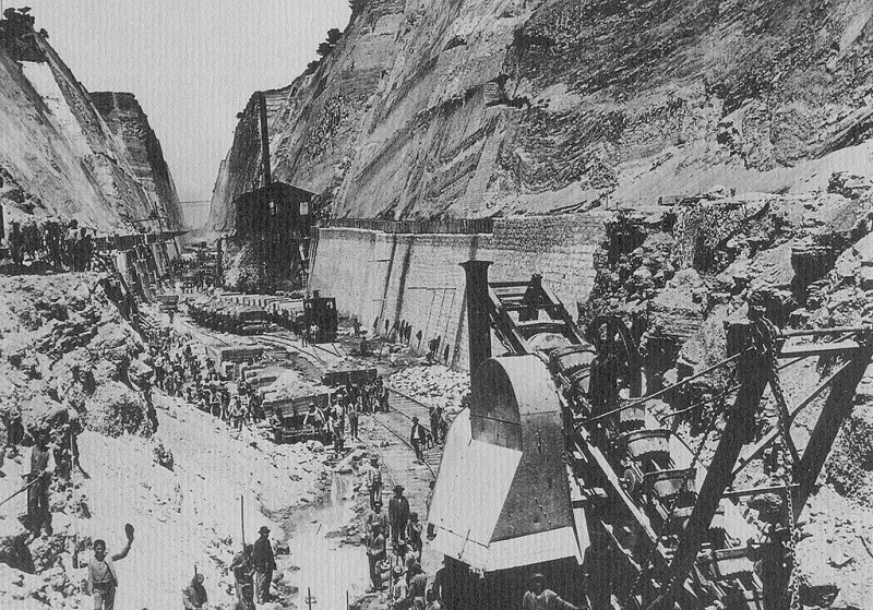 800 Corinth canal construction 2