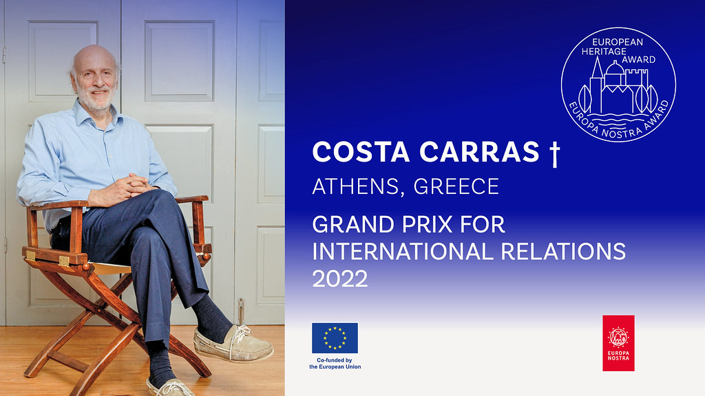 Costa Carras (1938-2022), visionary environmentalist, honoured at European Heritage Awards