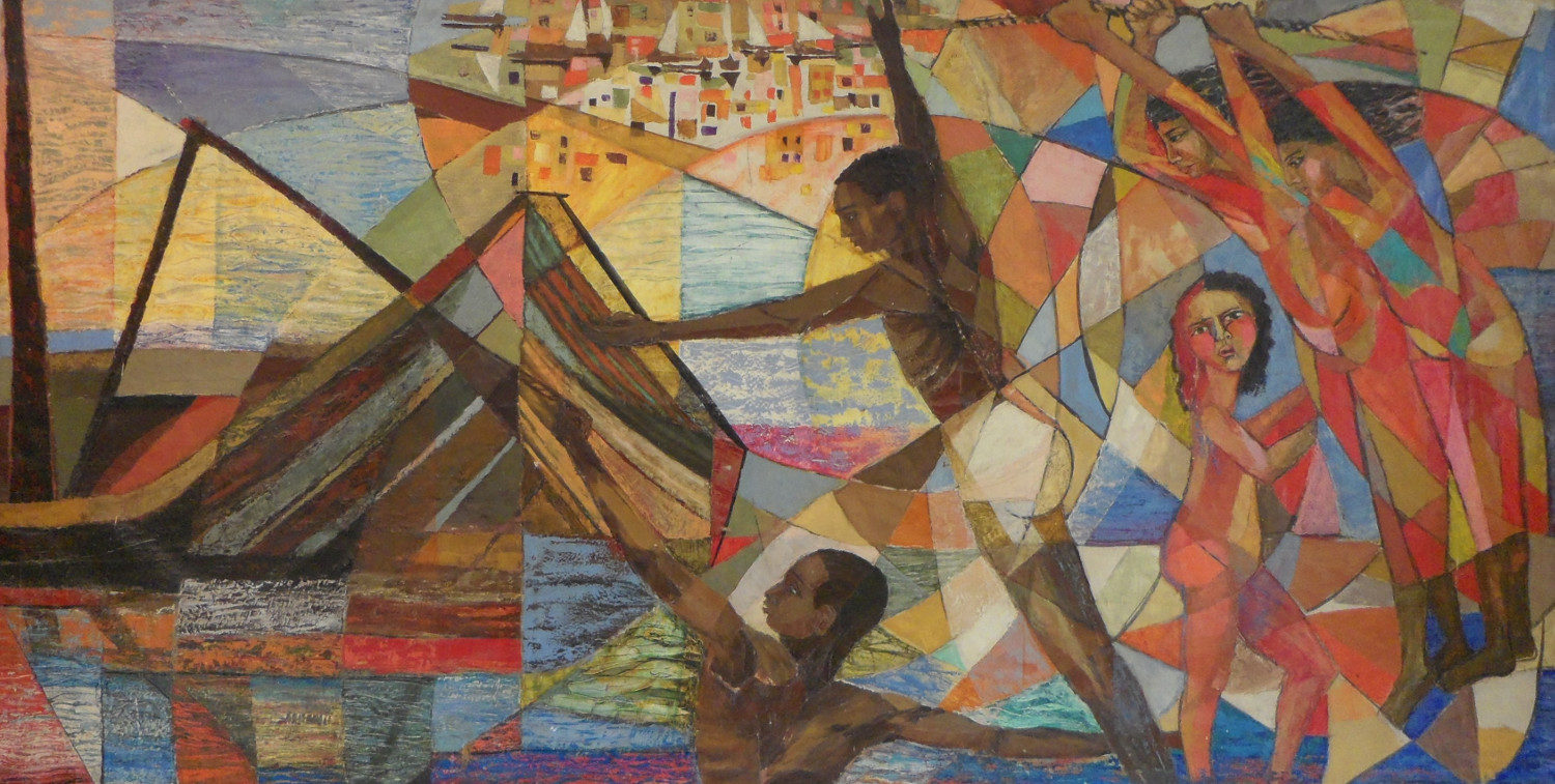 gazbia sirry life on the embankment of the nile ii 1960 aware women artists artistes femmes 1500x757