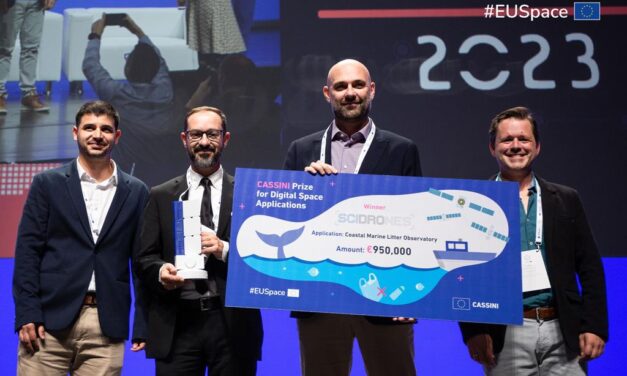 Prestigious EU Prize for Aegean University spin-off that employs drones and AI to clean coastal areas of plastic waste