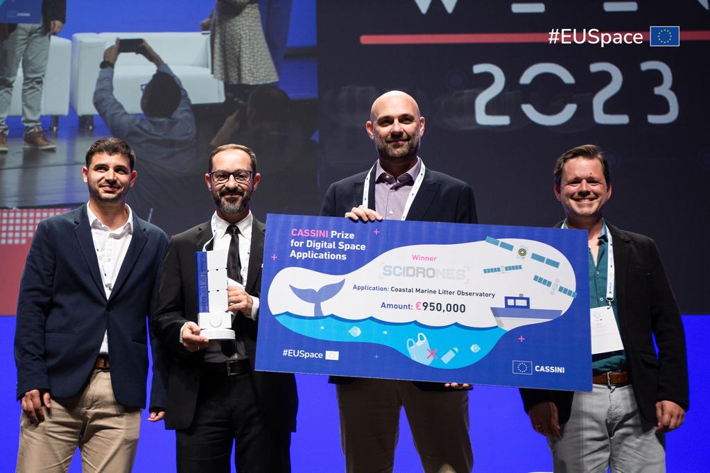 Sci-Drones spin-off receiving CASSINI EUSA award