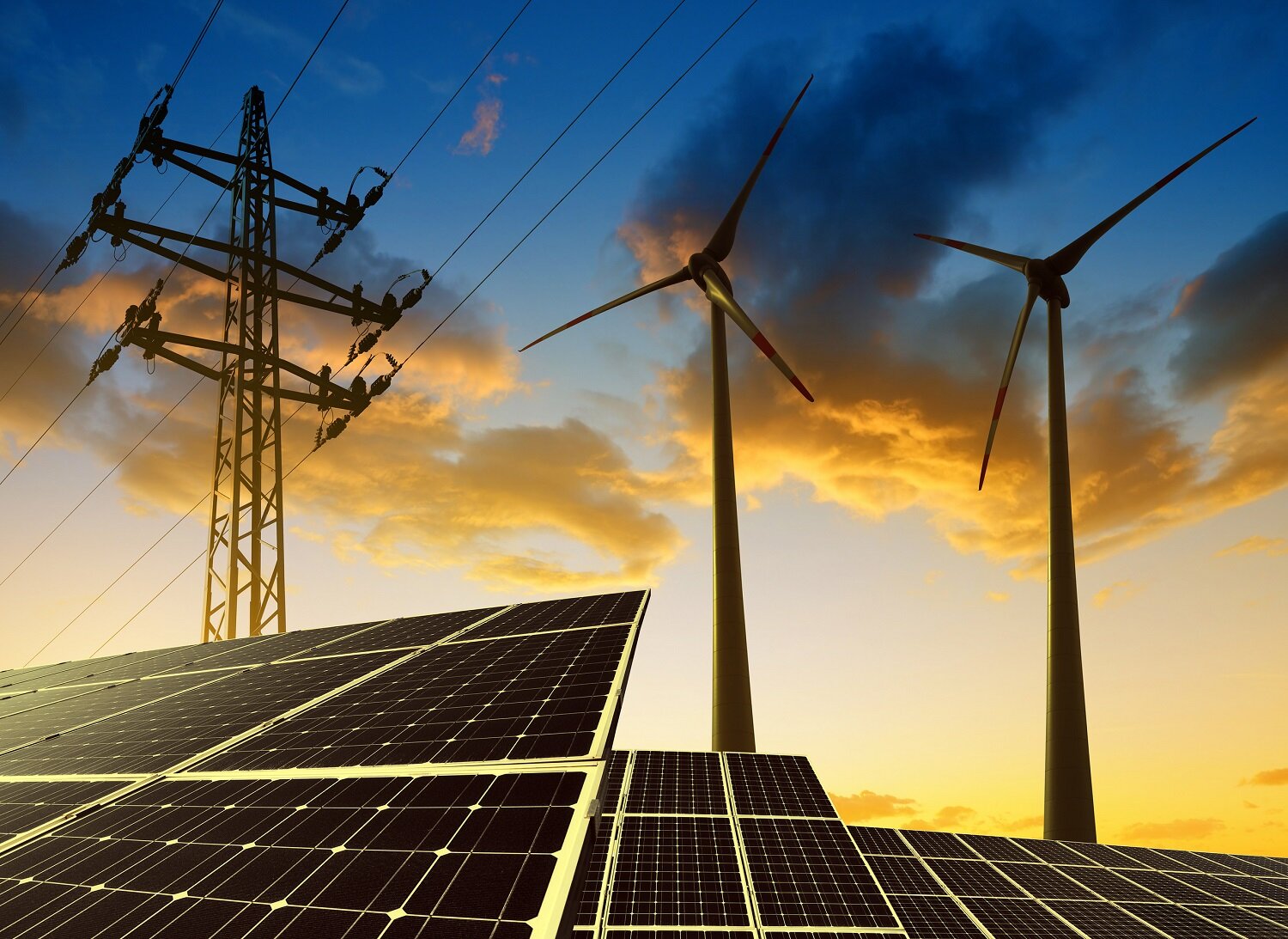 wind and solar power